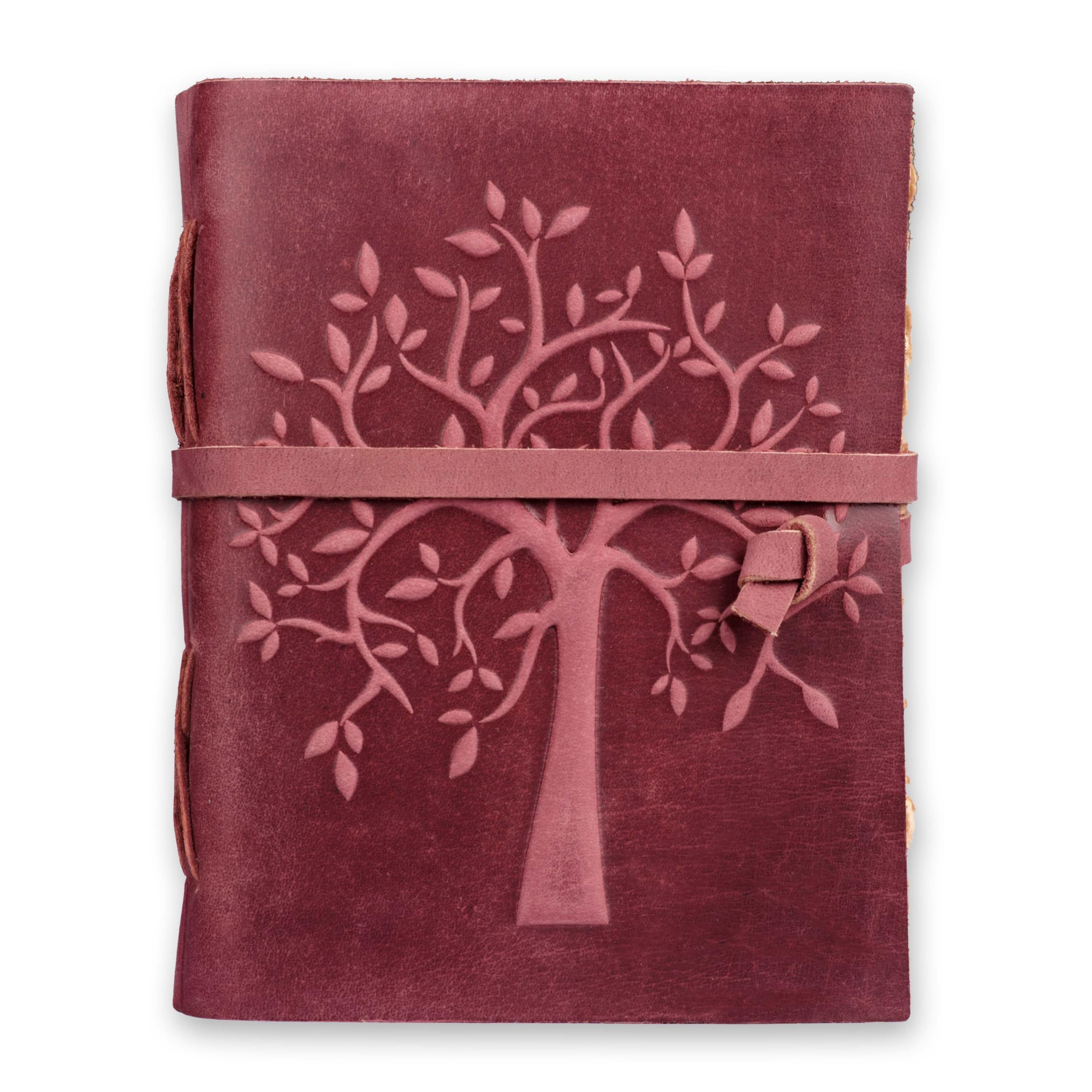 Amazon.co.jp: LEATHER VILLAGE Tree of Life ジャーナル ノートブック